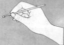 Kako držati kačkalicu poput olovke